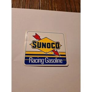 Vintage Original Sunoco Racing Gasoline Hot Rod Rat Rod Race Car Decal Sticker #